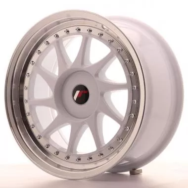 Jante Japan Racing JR26 17x8 ET35 Blank White - JR261780XX3574WL