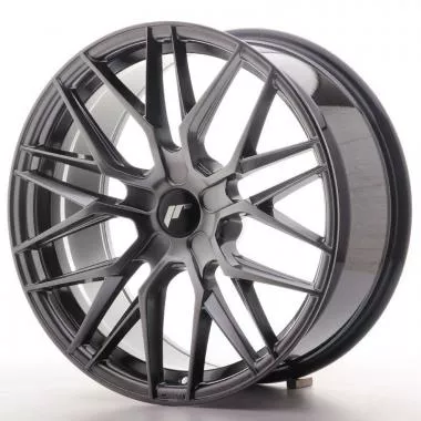 Jante Japan Racing JR28 19x8,  5 ET35-40 5H Blank Hyper Black JR2819855X3574HB