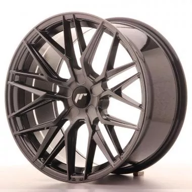 Jante Japan Racing JR28 19x9,  5 ET20-40 5H Blank Hyper Black - JR2819955X2074HB