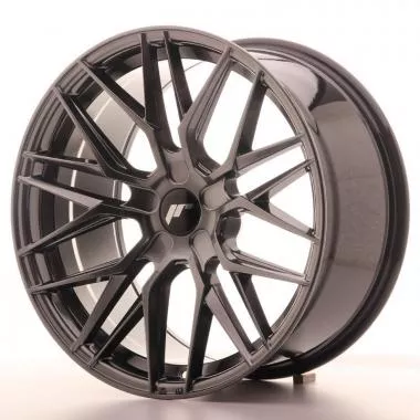 Japan Racing JR28 19x9,  5 ET35-40 5H Blank Hyper Black - JR2819955X3574HB