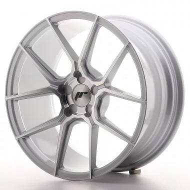 Jante Japan Racing JR30 18x8,  5 ET40 5H Blank Silver Mach - JR3018855X4074SM