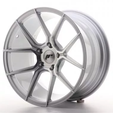 Jante Japan Racing JR30 18x9,  5 ET35 5x120 Silver Machine - JR3018955I3572SM