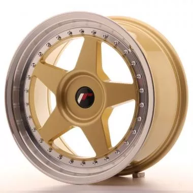 Jante Japan Racing JR6 17x8 ET35 Blank Gold - JR61780XX3574GDL