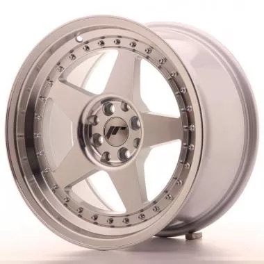 Japan Racing JR6 17x9 ET25 5x114/120 Machined Silver - JR61790MG2574SM