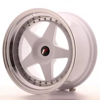 Japan Racing JR6 18x10,  5 ET0-25 Blank White JR61810XX0074WL