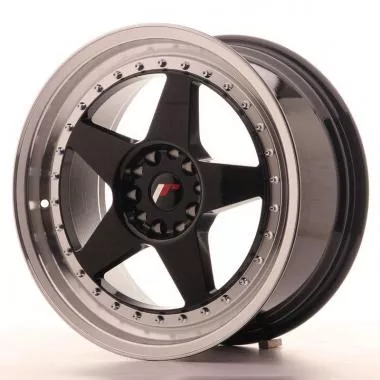 Jante Japan Racing JR6 18x8,  5 ET22 5x114,  3/120 Glossy Black  - JR61885MG2274GBL