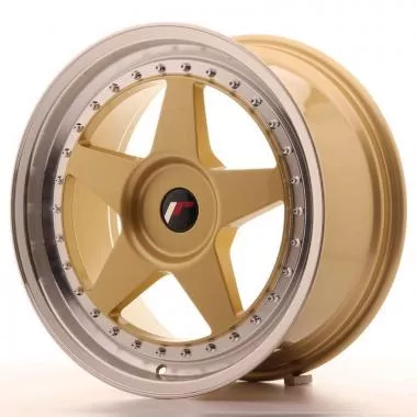 Jante Japan Racing JR6 18x8,  5 ET20-40 Blank Gold - JR61885XX2074GDL