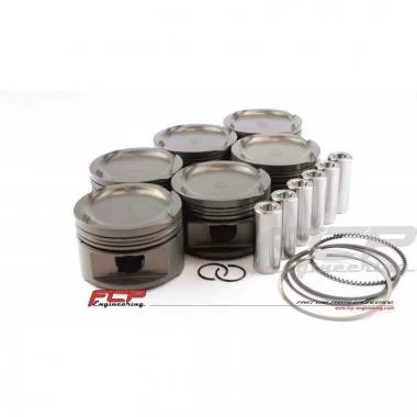 BMW 3.0 M54B30 TURBO FCP FORGED PISTONS 84MM CR 9.0 FCPP840090M54