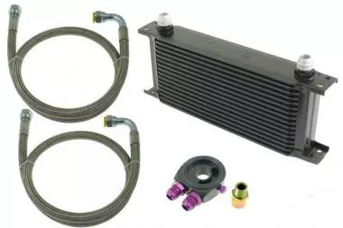 Oil Cooler Kit 16-rows 260x125x50 AN8 black CN-OC-011