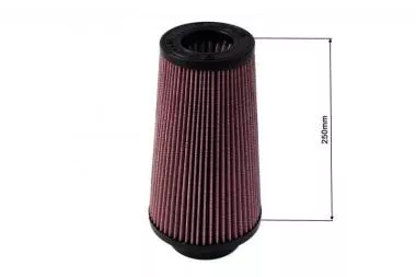 Cone filter TURBOWORKS H:250mm DIA:60-77mm Purple - SM-FI-732