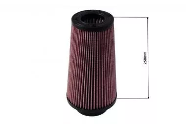 Cone filter TURBOWORKS H:250mm DIA:60-77mm Purple SM-FI-732