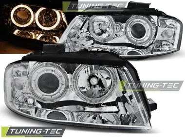 Faruri Angel Eyes pentru Audi A3 8P Tuning-Tec - LPAU77