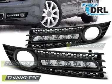 Grila pentru bara fata cu lumina de zi incorporata Audi A4 Tuning-Tec - HAAU01