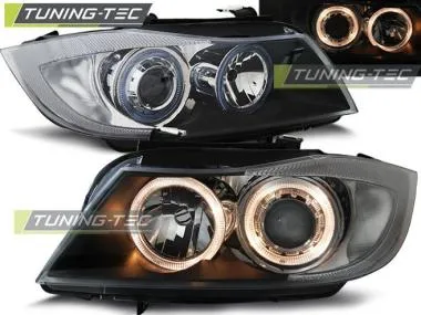Faruri Angel Eyes pentru BMW E90,  E91 05-08 Tuning-Tec - LPBM89