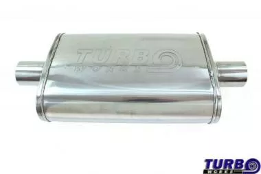 Center Muffler 57mm TurboWorks LT 409SS - TW-TL-113