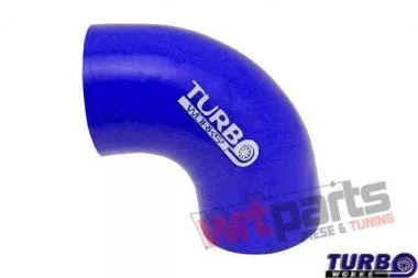 Silicone elbow TurboWorks Blue 90deg 60mm - CN-SL-062