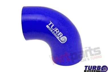 Silicone elbow TurboWorks Blue 90deg 63mm CN-SL-063