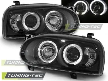 Faruri Angel Eyes pentru Volkswagen Golf III Tuning-Tec - LPVW04