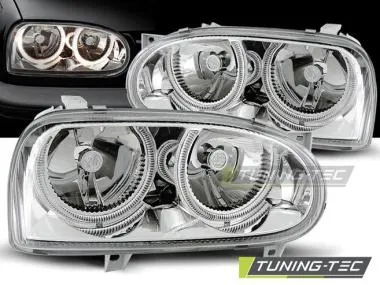 Faruri Angel Eyes pentru Volkswagen Golf III Tuning-Tec - LPVW01