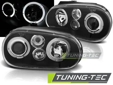 Faruri Angel Eyes pentru Volkswagen Golf IV Tuning-Tec - LPVW60