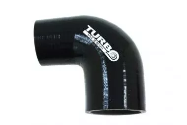 Reduction silicone elbow 90st TurboWorks Black 70-76mm - CN-SL-1121
