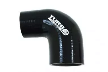 Reduction silicone elbow 90st TurboWorks Black 70-76mm CN-SL-1121