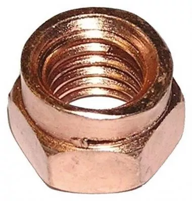 Exhaust Nut Copper Plated 4601 M10X14 - TW-NK-007