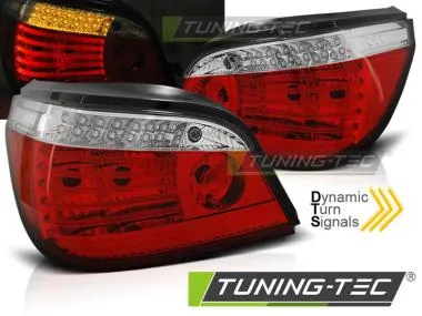Stopuri LED BAR RED WHITE Tuning-Tec pentru BMW E60 07.03-07 - LDBMG2