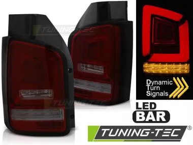 Stopuri LED BAR RED SMOKE Tuning-Tec pentru VW T5 10-15 - LDVWL7
