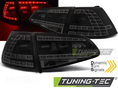 Stopuri cu LED BLACK SMOKE SEQ Tuning-Tec pentru VW GOLF 7 13-17 - LDVWM7