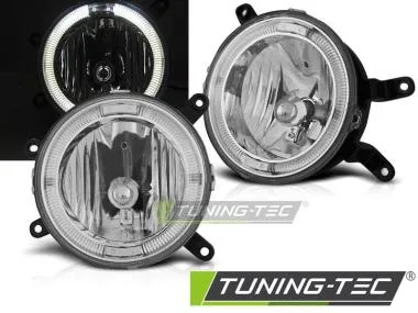 Proiectoare Angel Eyes CHROME Tuning-Tec pentru FORD MUSTANG 04-09 - HAFO01