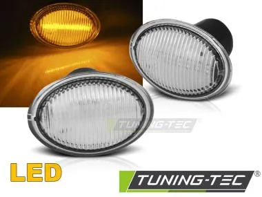 Semnalizatoare LED WHITE Tuning-Tec pentru FIAT 500/ FORD KA / LANCIA - KBFI01