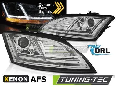 Faruri XENON LED DRL CHROME AFS Tuning-Tec pentru AUDI TT 10-14 8J  - LPAUF1