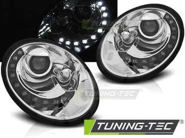 Faruri DAYLIGHT CHROME Tuning-Tec pentru VW NEW BEETLE 06-12 - LPVWS1