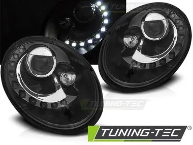 Faruri DAYLIGHT BLACK Tuning-Tec pentru VW NEW BEETLE 06-12 - LPVWS2
