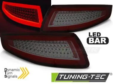 Stopuri LED BAR RED SMOKE Tuning-Tec pentru PORSCHE 911 997 04-09 - LDPO27