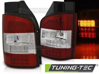 Stopuri cu LED RED WHITE Tuning-Tec pentru VW T5 10-15 TRANSPORTER - LDVWN6