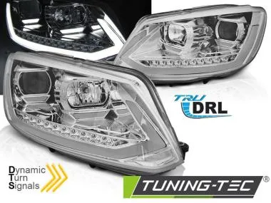 Faruri TUBE LIGHT DRL CHROME Tuning-Tec pentru VW TOURAN II 08.10-15 - LPVWS3