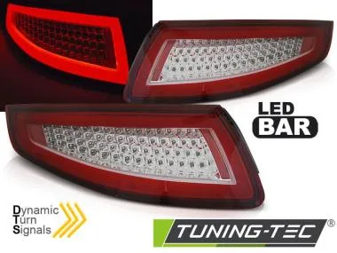 Stopuri LED BAR RED WHITE Tuning-Tec pentru PORSCHE 911 997 04-09 - LDPO26