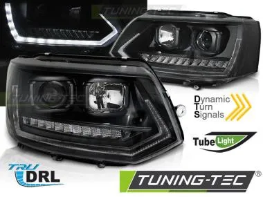 Faruri TUBE LIGHT DRL BLACK Tuning-Tec pentru FORD VW T5 2010-2015 - LPVWS6