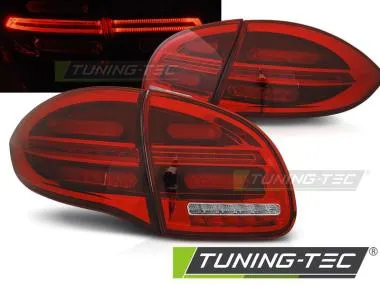 Stopuri LED RED WHITE Tuning-Tec pentru PORSCHE CAYENNE 10-15 - LDPO29