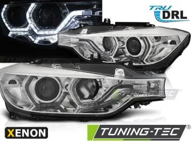 Faruri XENON LED ANGEL EYES DRL CHROME BMW F30/F31  - LPBML9