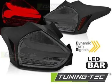 Stopuri LED SMOKE Tuning-Tec pentru FORD FOCUS 3 15-18 HATCHBACK - LDFO66