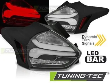 Stopuri LED BLACK Tuning-Tec pentru FORD FOCUS 3 15-18 HATCHBACK - LDFO67