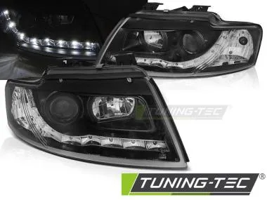 Faruri DAYLIGHT BLACK Tuning-Tec pentru AUDI A4 B6 CABRIO 02-06 - LPAUF4