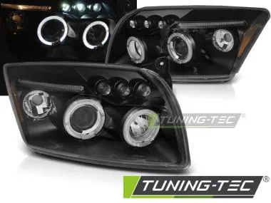 Faruri ANGEL EYES BLACK Tuning-Tec pentru DODGE CALIBER 06-12 - LPDO20