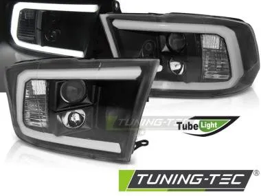Faruri TUBE LIGHT BLACK Tuning-Tec pentru DODGE RAM 09-18 - LPDO22