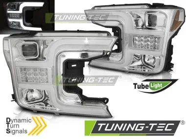 Faruri TUBE LIGHT CHROME Tuning-Tec pentru FORD F150 MK13 17-20 - LPFO89