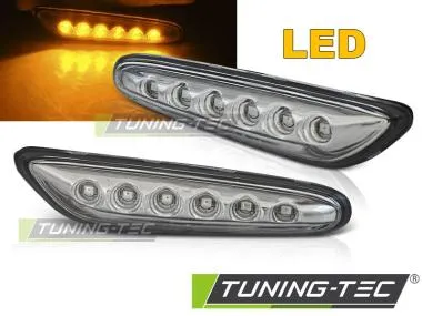 Semnalizatoare laterale cu LED CHROM BMW E46 09.01-03.05 - KBBM30