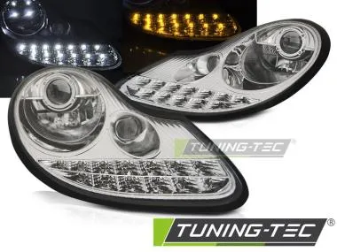 Faruri DRL CHROME Tuning-Tec pentru PORSCHE BOXSTER 96-04 /911 996 - LPPO01